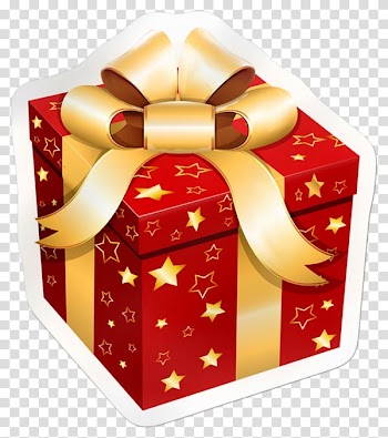 Gift Wrapping Christmas Box , gift transparent background PNG clipart