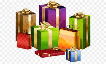 Gift wrapping Clip art - Wrapped Gifts Transparent PNG Clip Art Image 