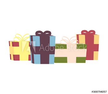 gifts boxes presents icons