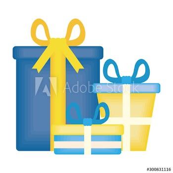 gifts boxes presents icons