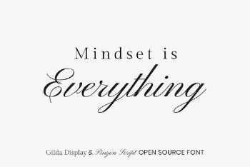 Gilda Display & Pinyon Script | Free Font Add-on - rawpixel