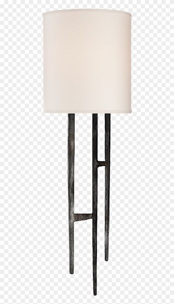 Gilded Iron With Natural Paper Shade Lite Brite Lighting - Visual Comfort S2052ai-np Aged Iron Vail 1 Light Wall