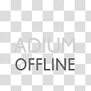Gill Sans Text Dock Icons, offline, gray line illustration transparent background PNG clipart