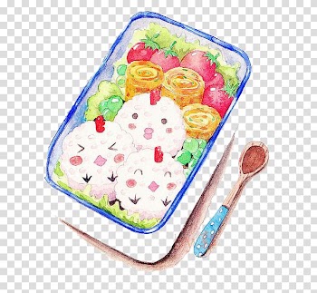 Gimbap Korean cuisine Onigiri Japanese Cuisine Rice cake, The color of lead rice and vegetable roll transparent background PNG clipart