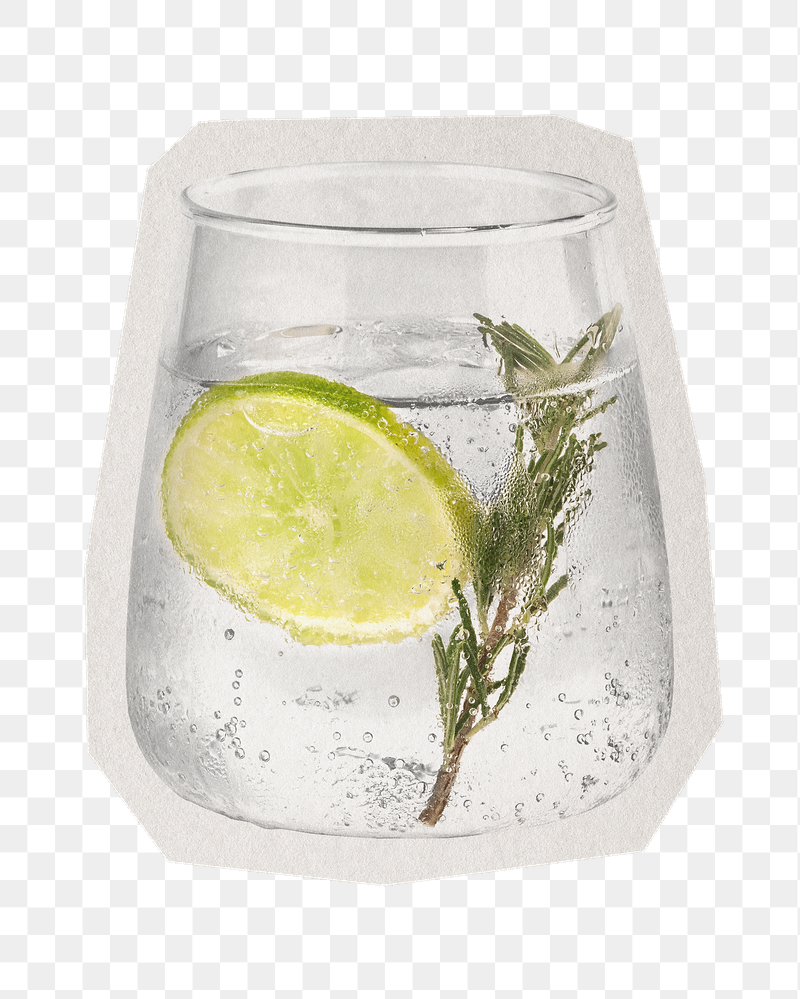 Gin & tonic png sticker, | Free PNG - rawpixel