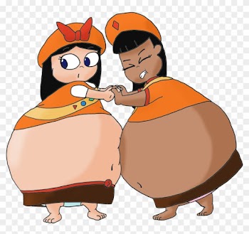 Ginger And Isabella Sumo Wrestling By Juacoproductionsarts - Sumo Wrestler Fattest Girls