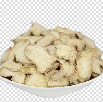 Ginger Chinese herbology Traditional Chinese medicine White, White plate of ginger transparent background PNG clipart