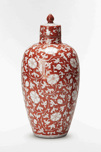 Ginger jar with cover (1662-1722). | Free Photo - rawpixel