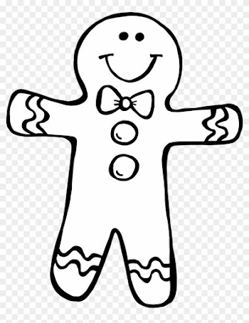 Gingerbread Boy And Girl Clipart - Gingerbread Boy And Girl Template