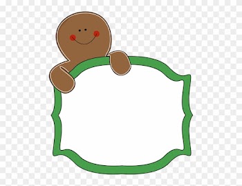 Gingerbread Cookie Clipart - Gingerbread House Border Clipart