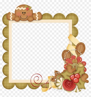 Gingerbread House Border Clipart - Gingerbread Frames