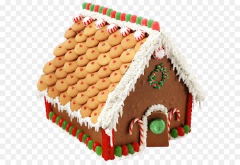 Gingerbread house Candy cane Clip art - Large Transparent Gingerbread House PNG Picture 
