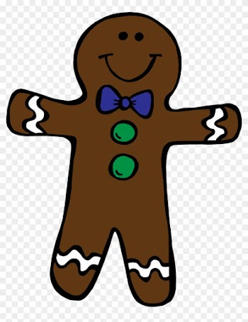 Gingerbread Man Clip Art - Gingerbread Boy And Girl