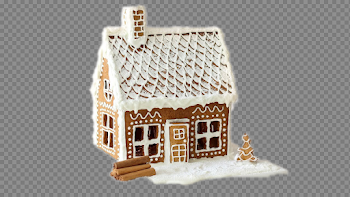 Gingerbread Man House Download PNG Image