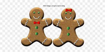 Gingerbread People Bc Designs - Gingerbread Girl And Boy