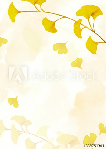 Gingko leaf background