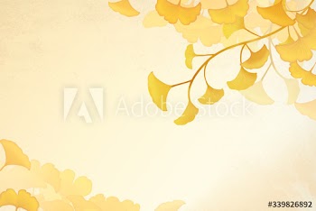 Gingko leaf background