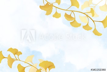 Gingko leaf background
