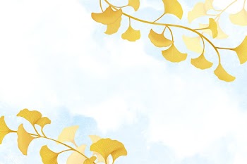 Gingko leaf background | Free stock illustration - 599620