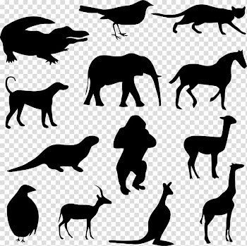Giraffe Animal Cat , animal silhouettes transparent background PNG clipart