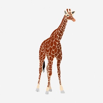 Giraffe animal clipart illustration. Free | Free Photo - rawpixel
