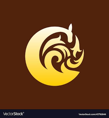 giraffe animal luxury ornamental creative logo