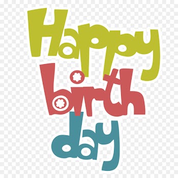 Giraffe Birthday cake Greeting card Happy Birthday to You - Happy Birthday font design vector 