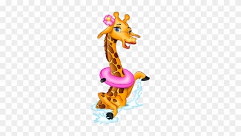 Giraffe Clipart Silly - Funny Giraffe Clip Art