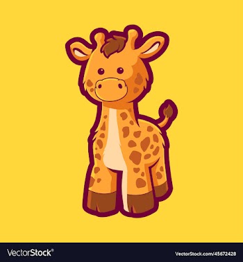 giraffe doll cartoon character