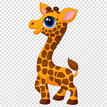 Giraffe , Giraffe Cartoon Drawing , Giraffe transparent background PNG clipart