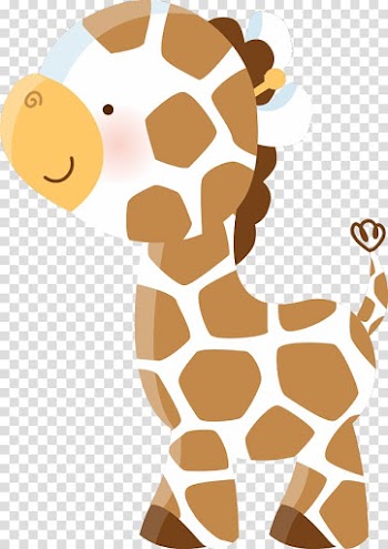 Giraffe illustration, Giraffe Baby Jungle Animals Wall decal Safari Infant, watercolor animals transparent background PNG clipart