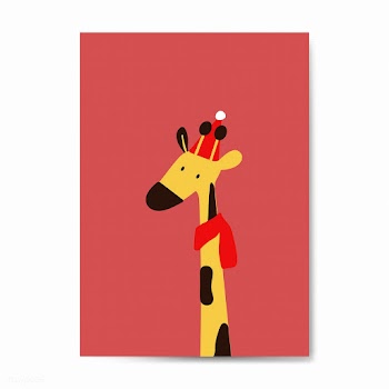 Giraffe in a cartoon style vector | Free stock vector - 477000