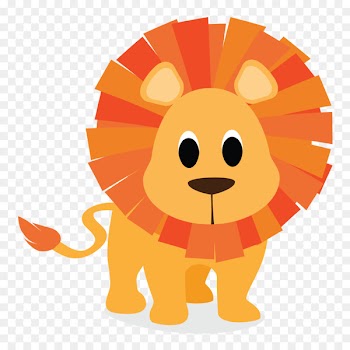 Giraffe, Lion, Cartoon PNG