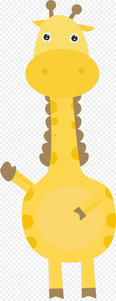 Giraffe Vector graphics Image Clip art Illustration - apologetic cartoon 