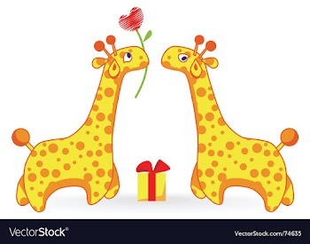 Giraffe vector image