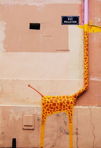 giraffe wall art