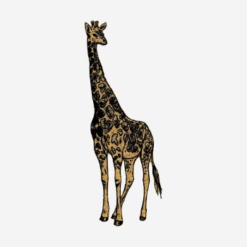 Giraffe, wild animal hand drawn | Free Photo - rawpixel