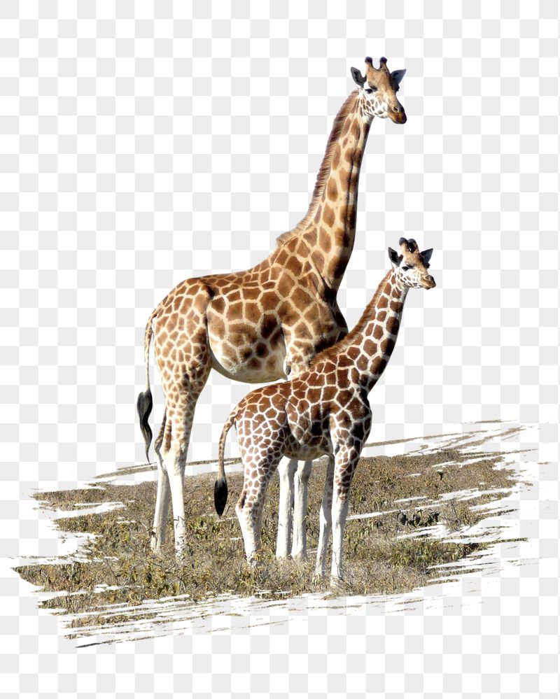 Giraffes png sticker, animal, transparent | Free PNG - rawpixel