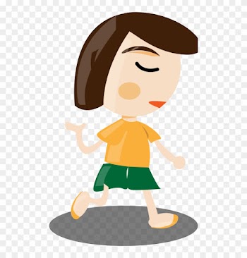 Girl Action Clip Art - Girl Running Clip Art