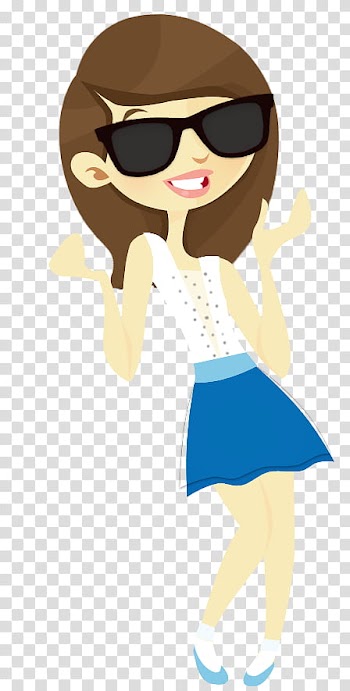 Girl anime illustration transparent background PNG clipart