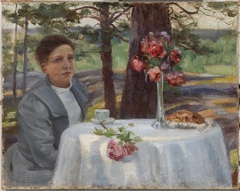 Girl at a table, 1883, | Free Photo - rawpixel