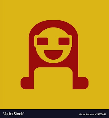 Girl at movie in flat style vector image