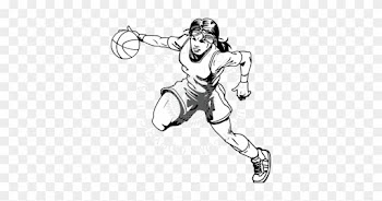 Girl Basketball Player Drawing