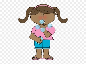 Girl Blowing Bubbles Clip Art - Girl Blowing Bubbles Clipart