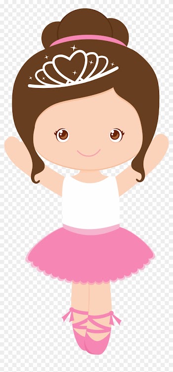Girl Cartoon, Ballerina Party, Girl Birthday, Girls - Bailarina Princesa