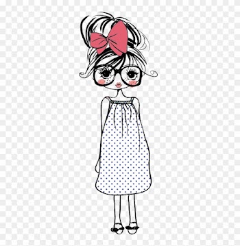 Girl Cartoon Drawing Clip Art - Cute Girl Cartoon Png