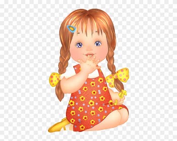 Girl Cute Cartoon Clip Art - Cute Girl Clipart