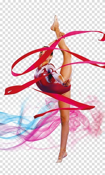 Girl dancing gymnastic, World Rhythmic Gymnastics Championships Ribbon Artistic gymnastics, Sports gymnastics transparent background PNG clipart
