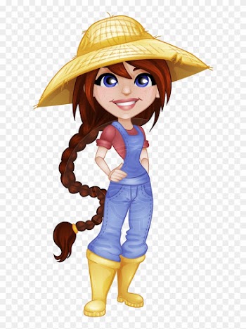 Girl Farmer Png