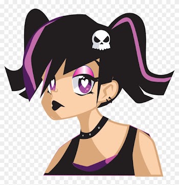 Girl - Goth Girl Transparent